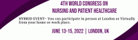 4th World Congress on Nursing and Patient Healthcare 2022